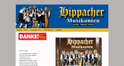 Desktop Screenshot of hippacher-musikanten.at